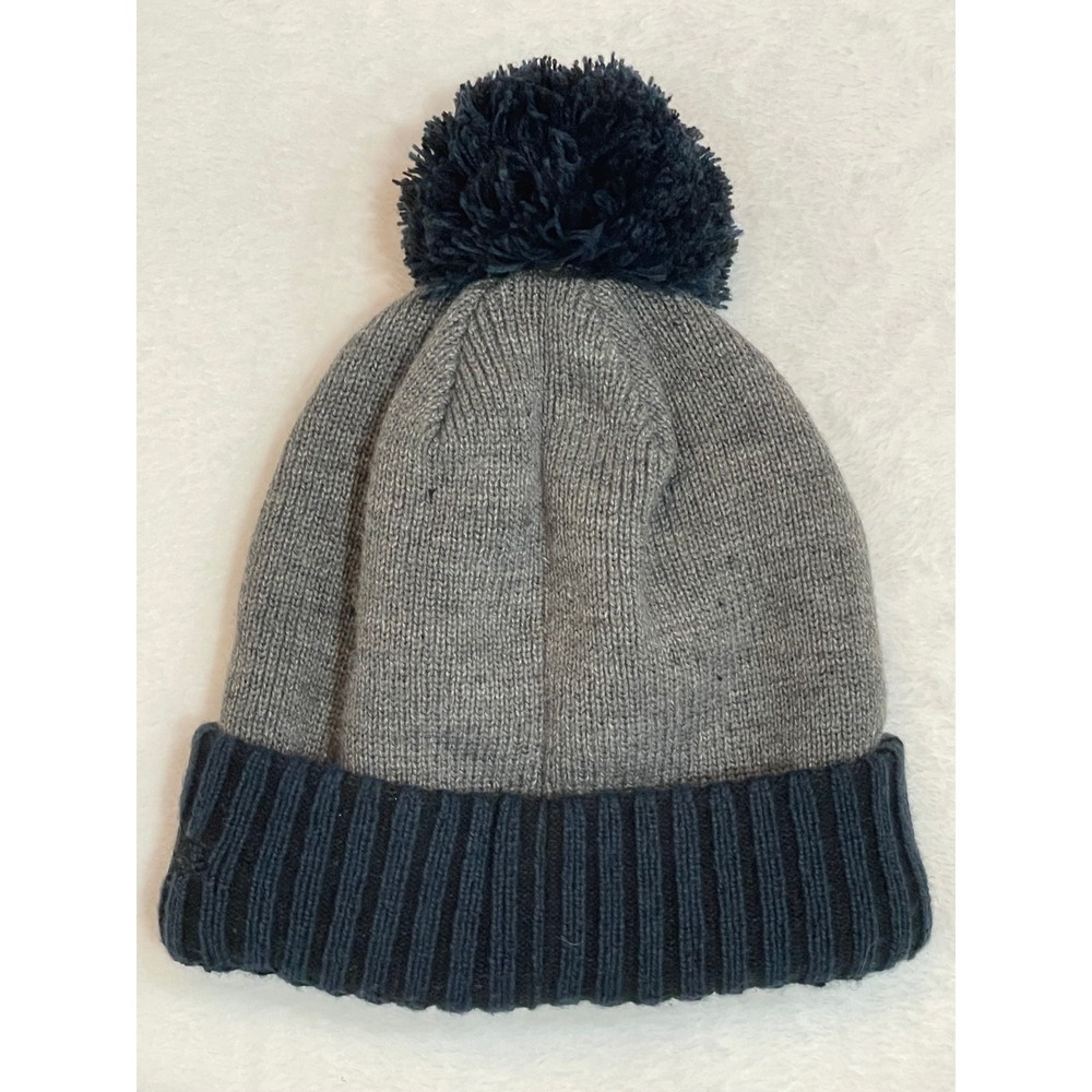 St. Louis Cardinals Baseball Beanie New Era Gray Blue Pom Pom Knit Embroidered - Picture 2 of 5